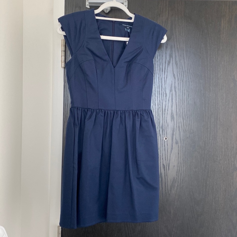 French connection dress. Navy blue.